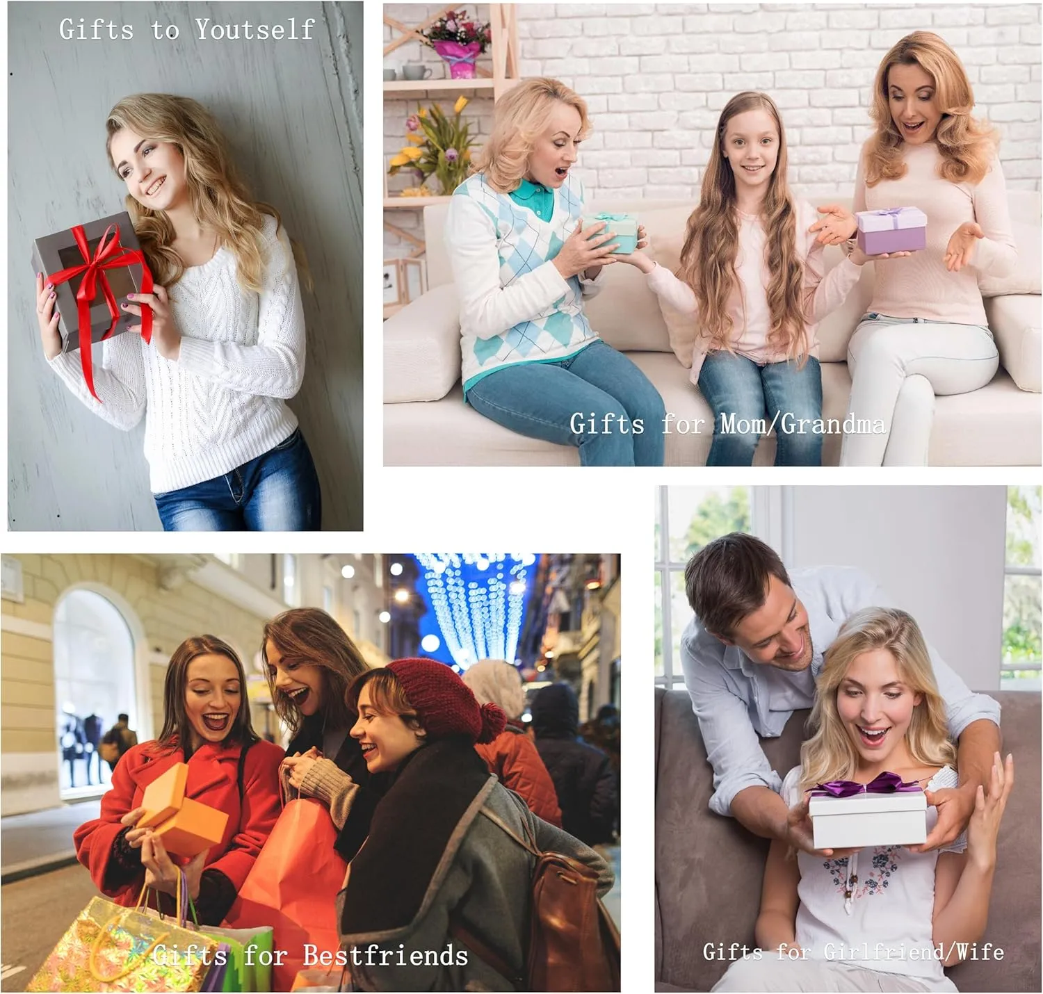 Mothers day gifts for Mom,Wife - Jewelry Sets,Women's Necklace & Earrings, Cross,Floral,Heart,Rose,Butterflies, Dragonfly & Travel-Themed Designs in Silver & Gold Plated