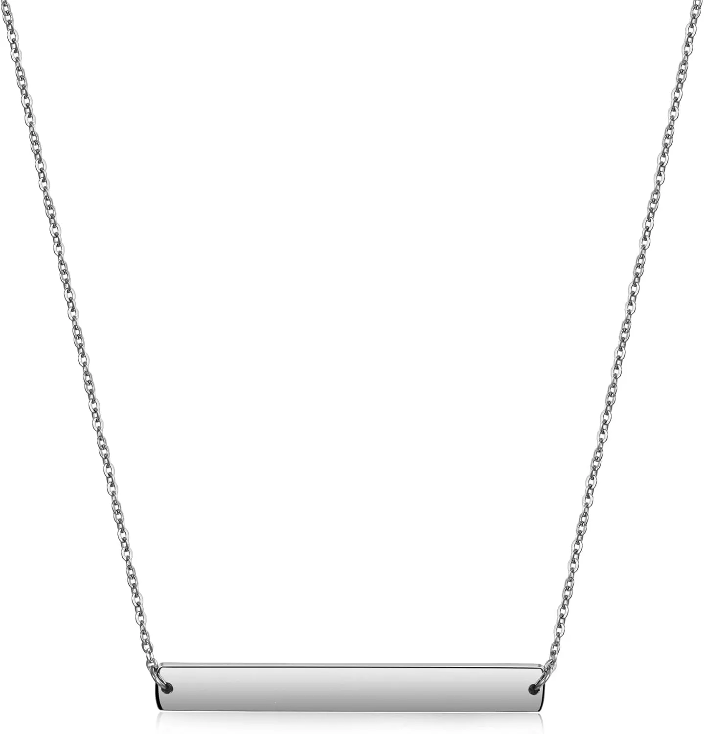 Multi Gold Bar Necklace for Women Vertical/Horizontal Bar Pendant Necklaces with Adjustable Chain Necklace Adult Jewelry