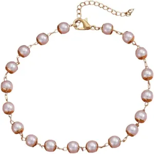 New 2025 Fashion Imitation Pearl Beads Anklets For Women Hers Beach Barefoot Sandal Leg Chain Foot Jewelry Birthday Decoration Jewelry Commemorative With You Accessories Trendy Best For Gift