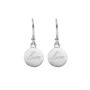 Nicole Fendel Love Engraved Earring