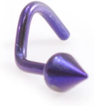 Nose Screw/Stud/ring 18g Titanium with Spike End