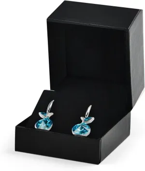 Oirlv Black Earrings Box Wedding/Propose Jewelry Gift Earring studs Box Velvet Insert