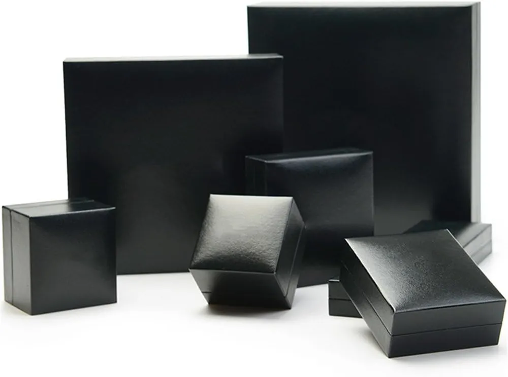 Oirlv Black Earrings Box Wedding/Propose Jewelry Gift Earring studs Box Velvet Insert