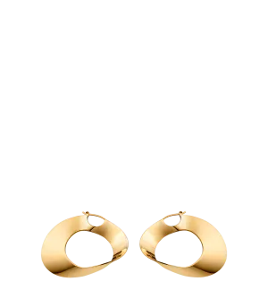 Éole Hoop Earrings - 24 carat gold gilded