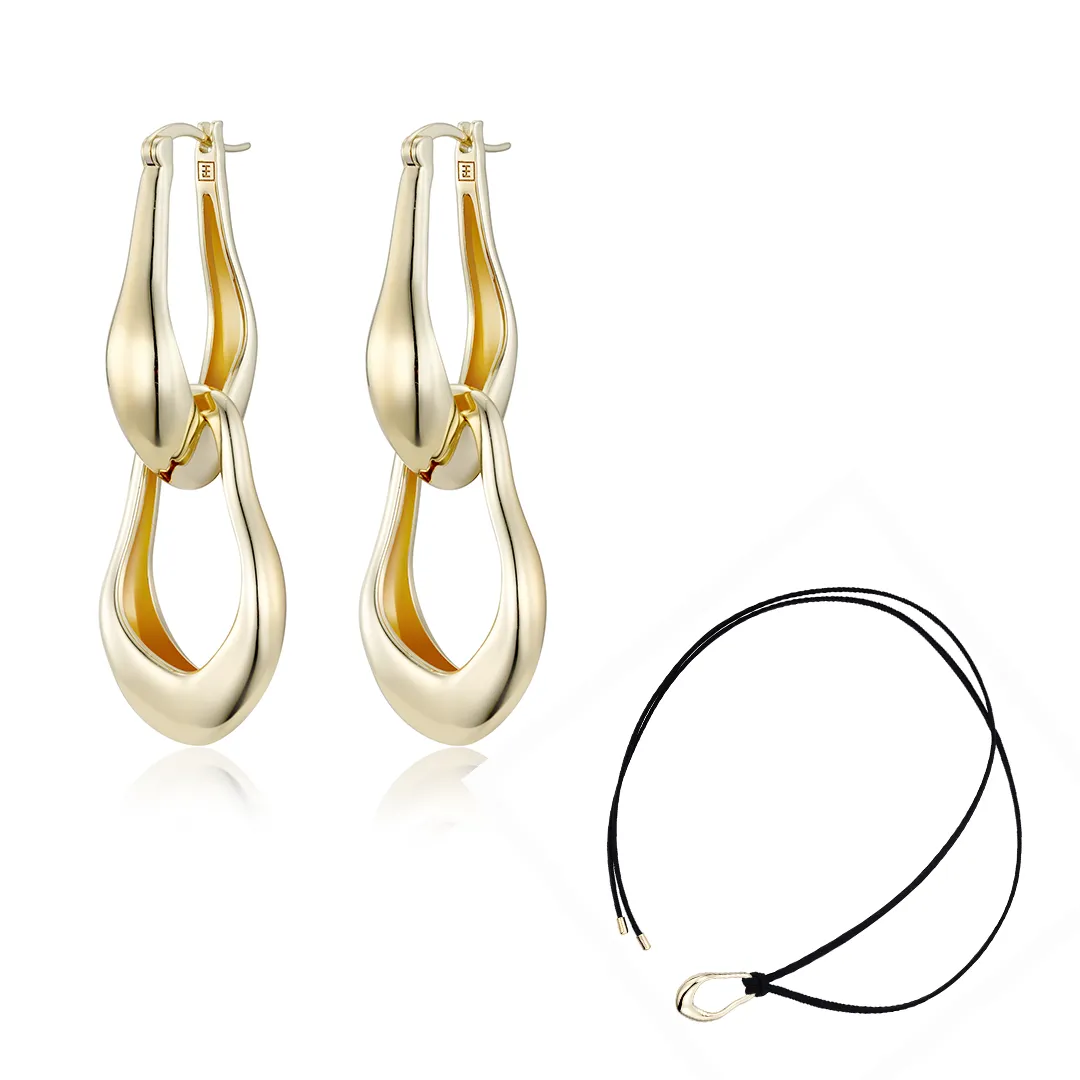 Organic Long Hoops   Cord Set