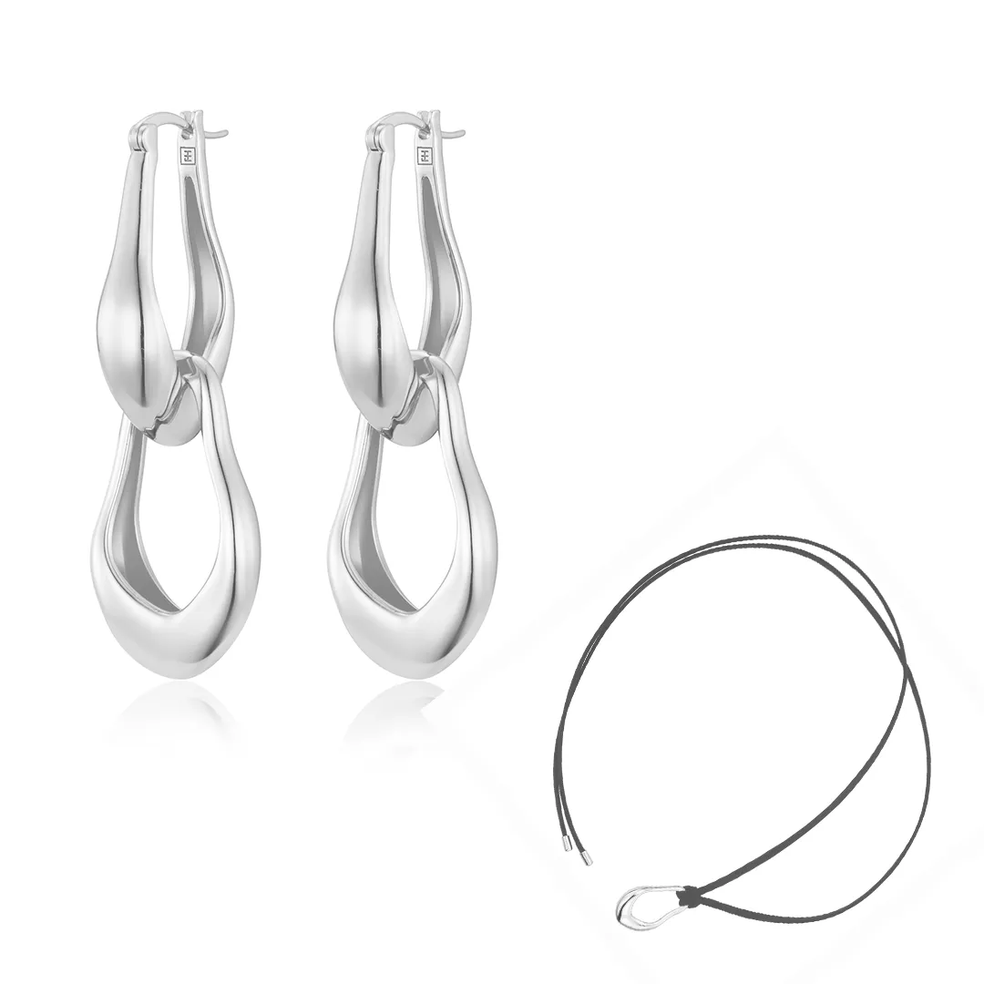 Organic Long Hoops   Cord Set