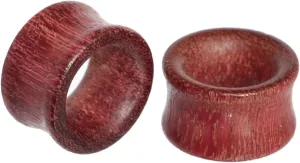 Organic Wood Double Flare Hollow Flesh Tunnel Plug Ear Stretching Kit Gauge 8mm to 20mm