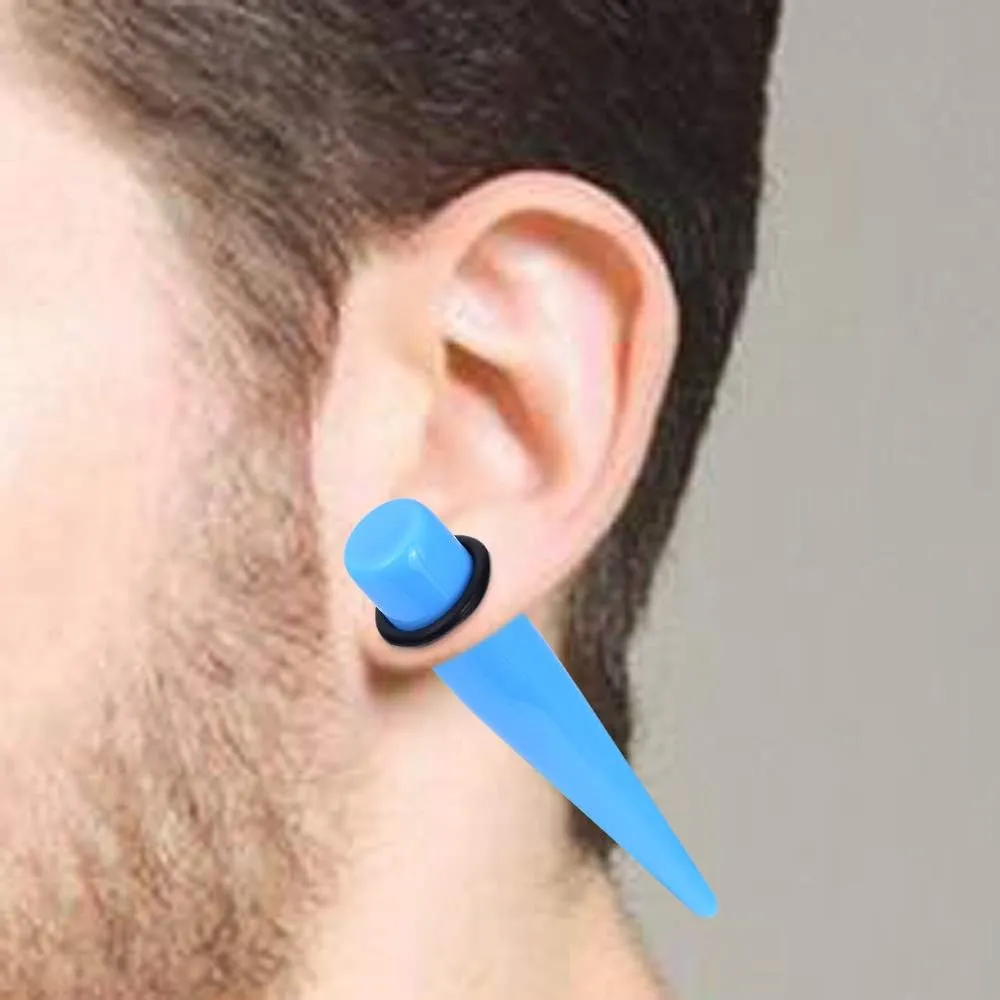Oyaface 36 PCS Big Gauges Ear Stretching Kit 00G-20mm Acrylic Tapers Plugs Silicone Tunnels Piercing Set