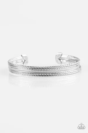 Paparazzi Bracelet ~ High Fashion - Silver