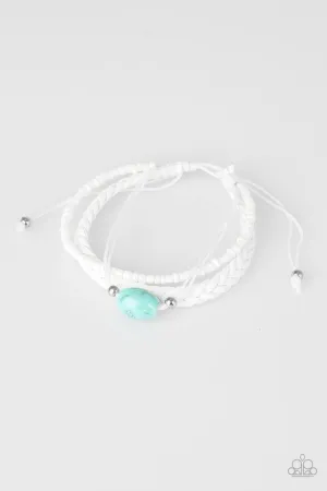 Paparazzi Bracelet ~ Weekend Wanderer - White