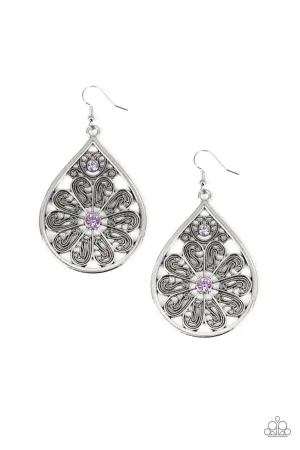 Paparazzi Earring ~ Whimsy Dreams - Purple