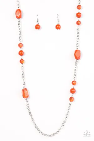 Paparazzi Necklace ~ Already Famous - Orange