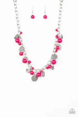 Paparazzi Necklace ~ Guru Garden - Pink