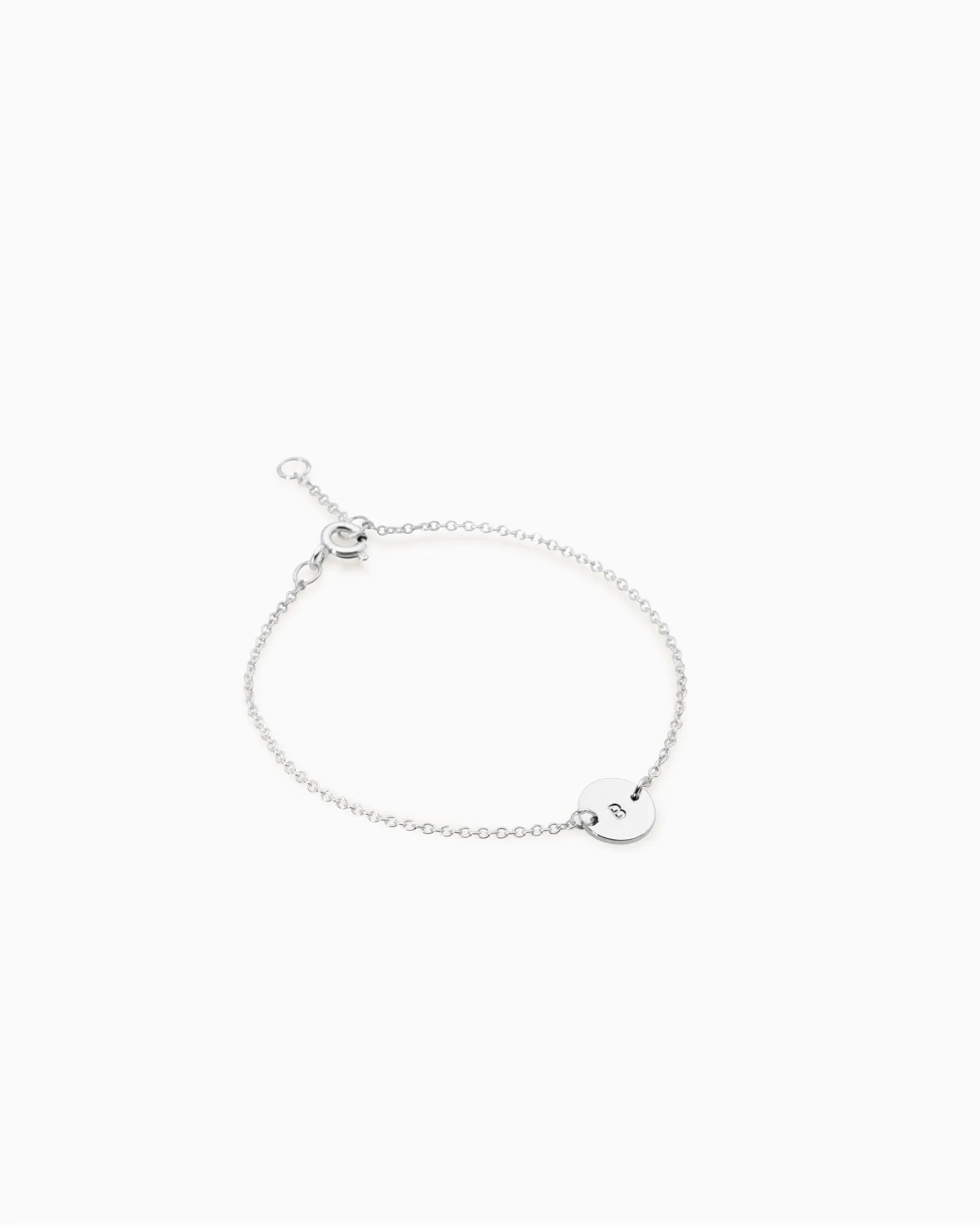 Personalised Plate Bracelet | Silver
