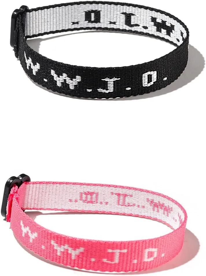 Pingyongchang WWJD Bracelets What Would Jesus Do Bracelet Matching Friendship Braided Rope Letter Protection Inspirational Religious Christian Bracelets for Women Men