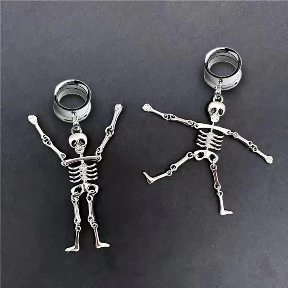 Plugs For Ears,Ear Tunnels2pcs Gauges for Ears Single Flared Ear Plugs and Tunnels 2g-1 inch