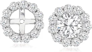 Ross-Simons Diamond Earring Jackets in 14kt Gold I-J Color I2 Clarity