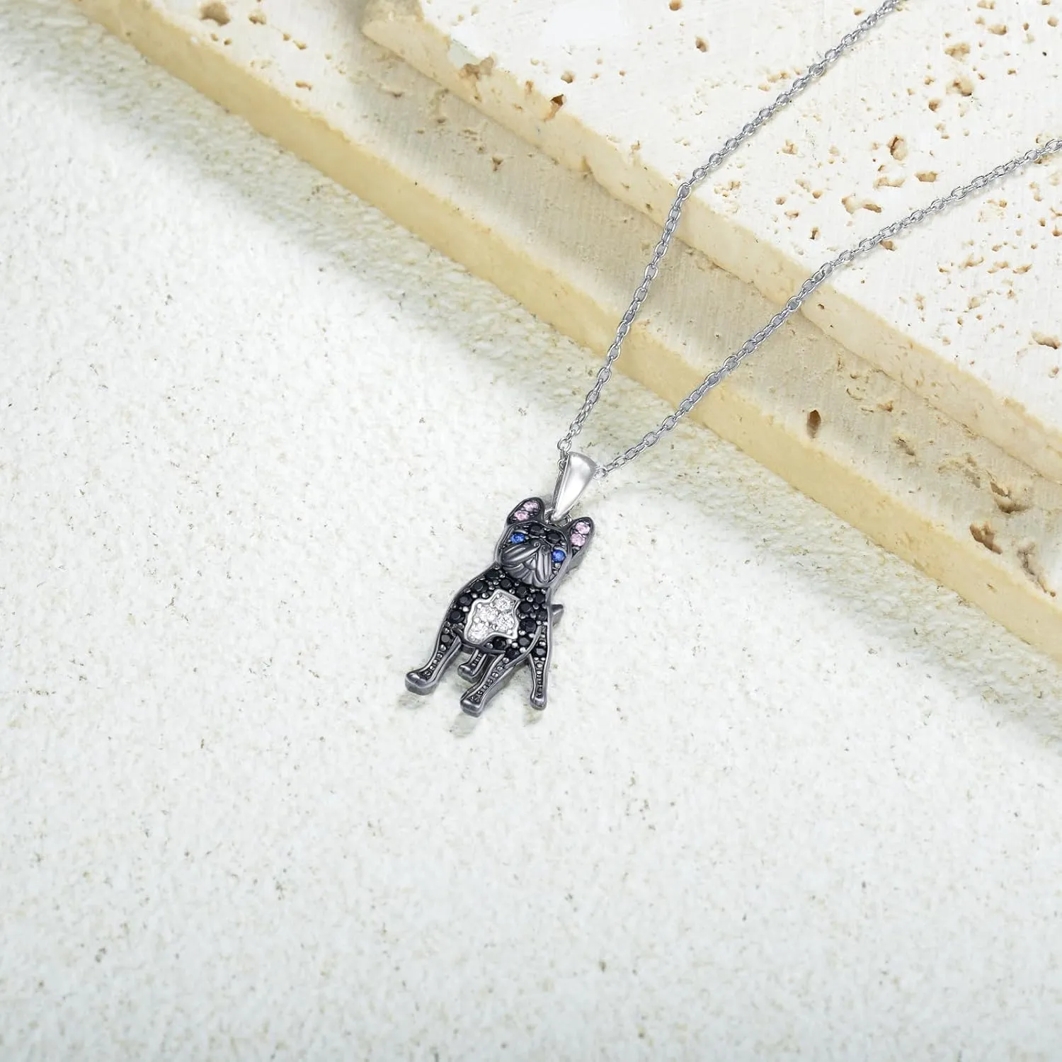 S925 Sterling Silver Dog Pendant Necklaces - 24 Breeds Corgi/Husky/Labrador/Shepherd for Women