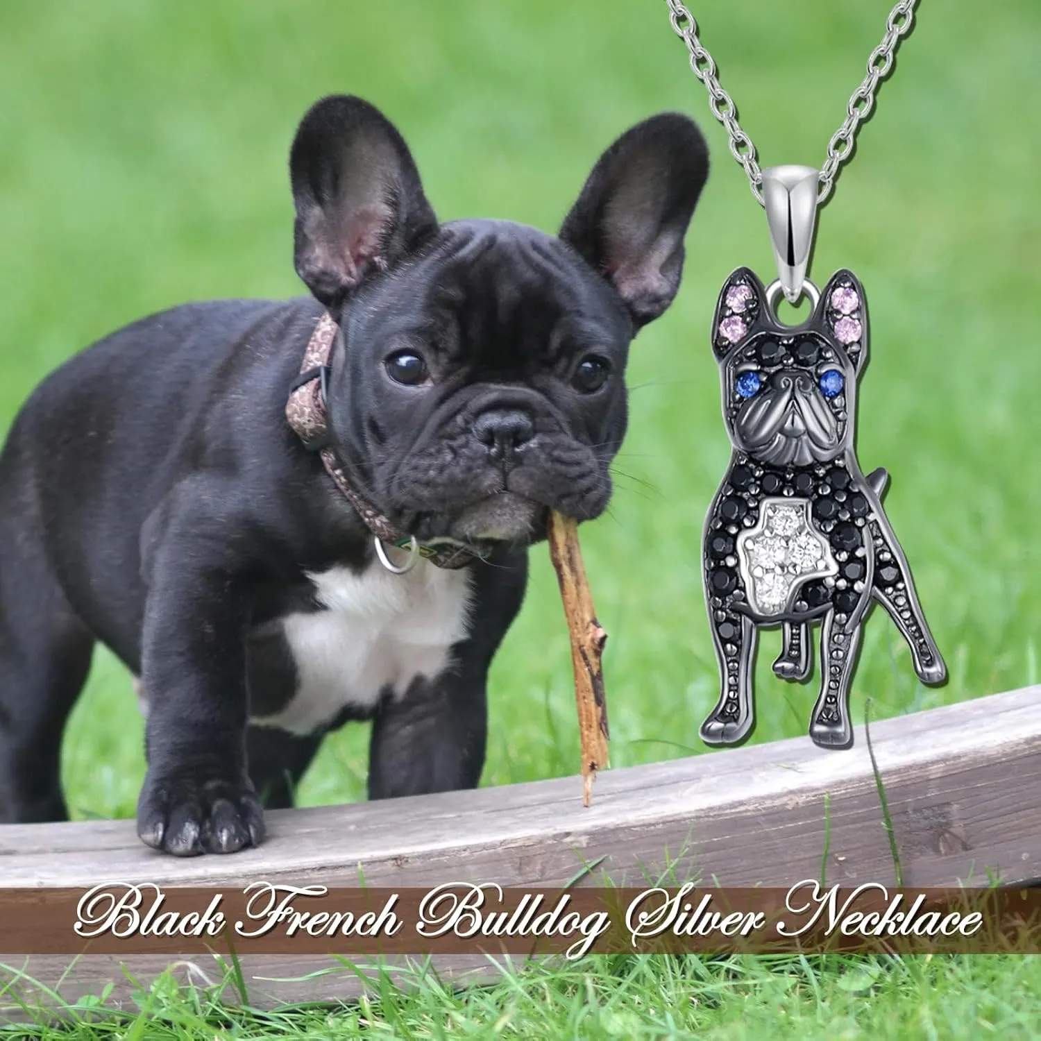S925 Sterling Silver Dog Pendant Necklaces - 24 Breeds Corgi/Husky/Labrador/Shepherd for Women