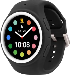 SAMSUNG Galaxy Watch Kids 4, 5, 6, 7, FE Series Band, Smartwatch Replacement Strap for Kids, Silicone Small, GP-TYL305AMBBU, Black