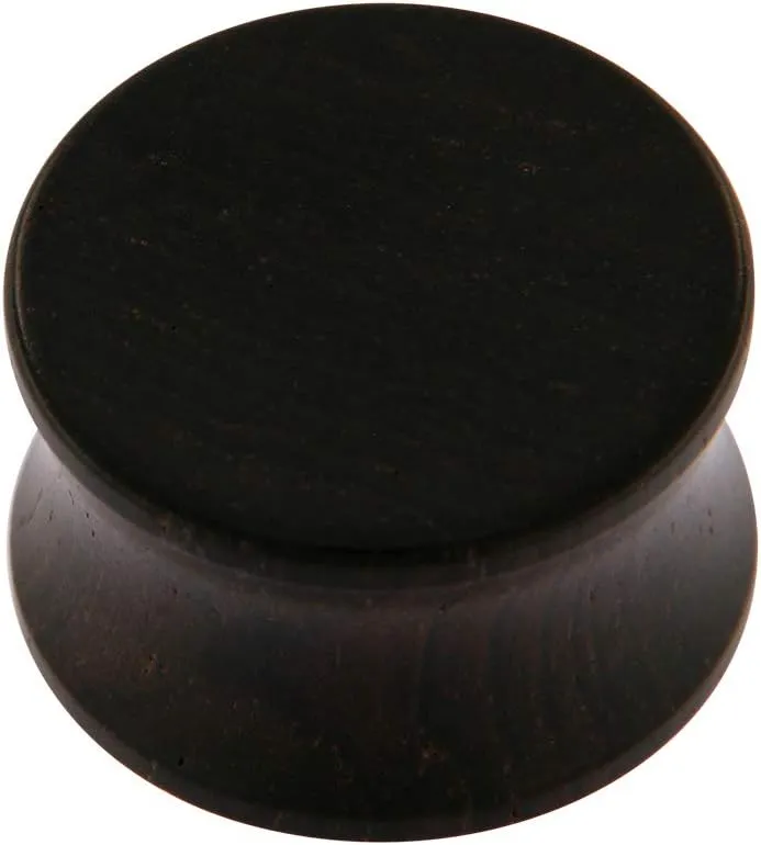 Set of 3 Pairs Organic Wood Double Flared Saddle Ear Tunnels Plugs Tunnels Expander Ebony Sono Teak Wood Ear Plugs E552