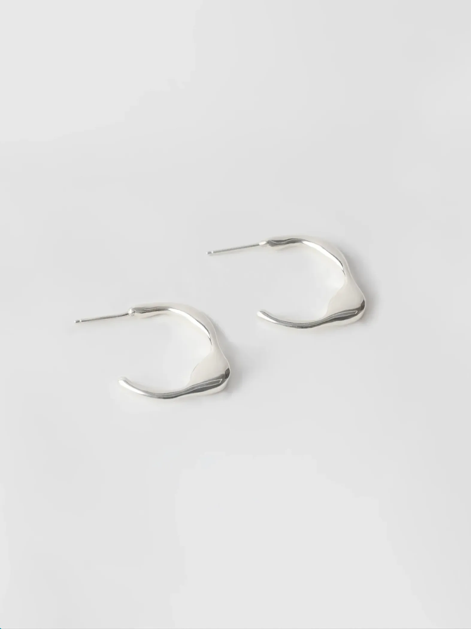Silver Ella Hoops