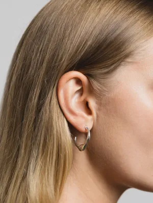 Silver Ella Hoops