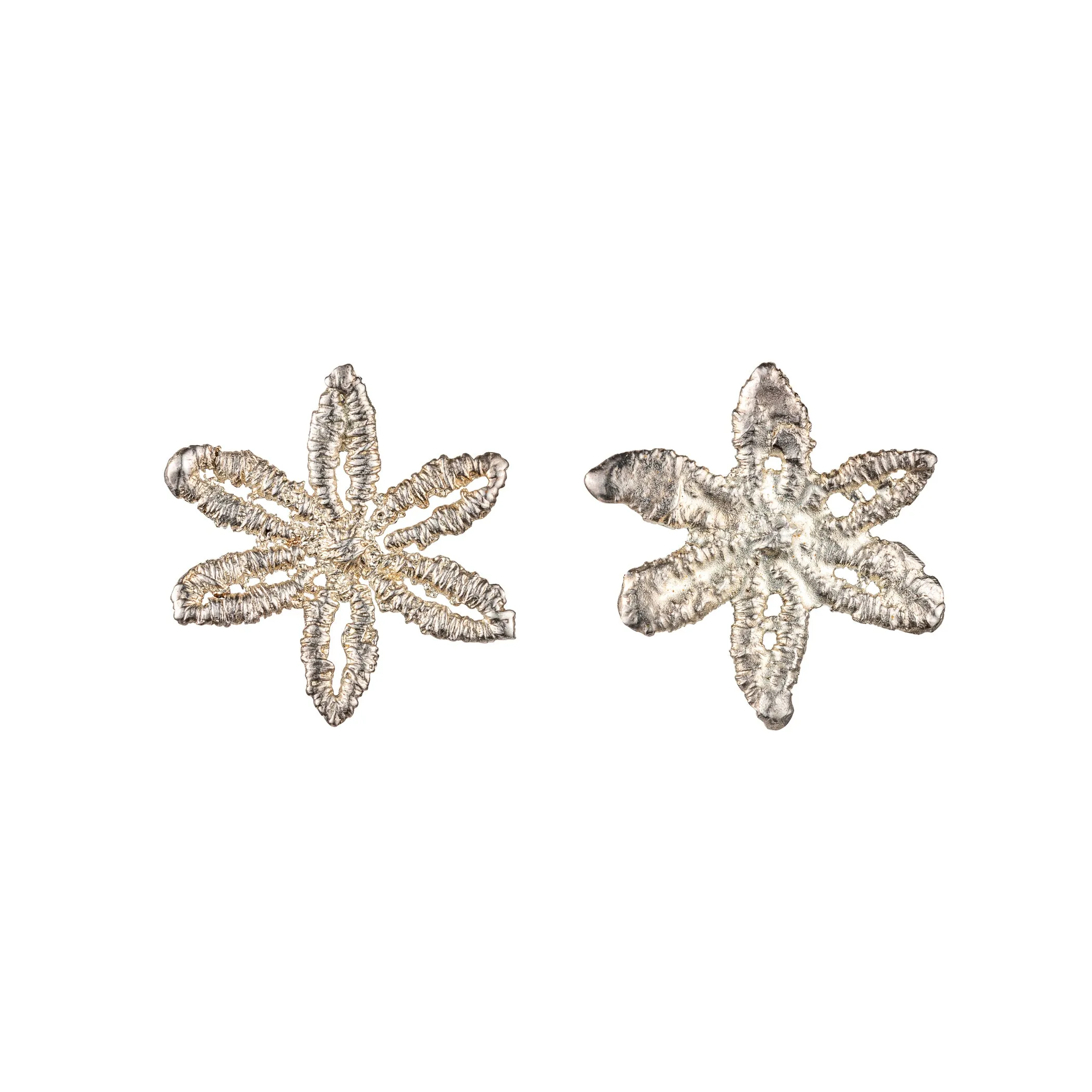 Silver Star Earrings