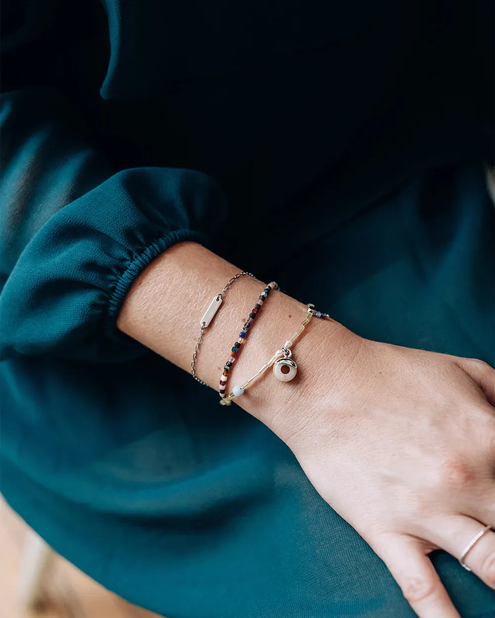 Sixteen Bracelet in Silver
