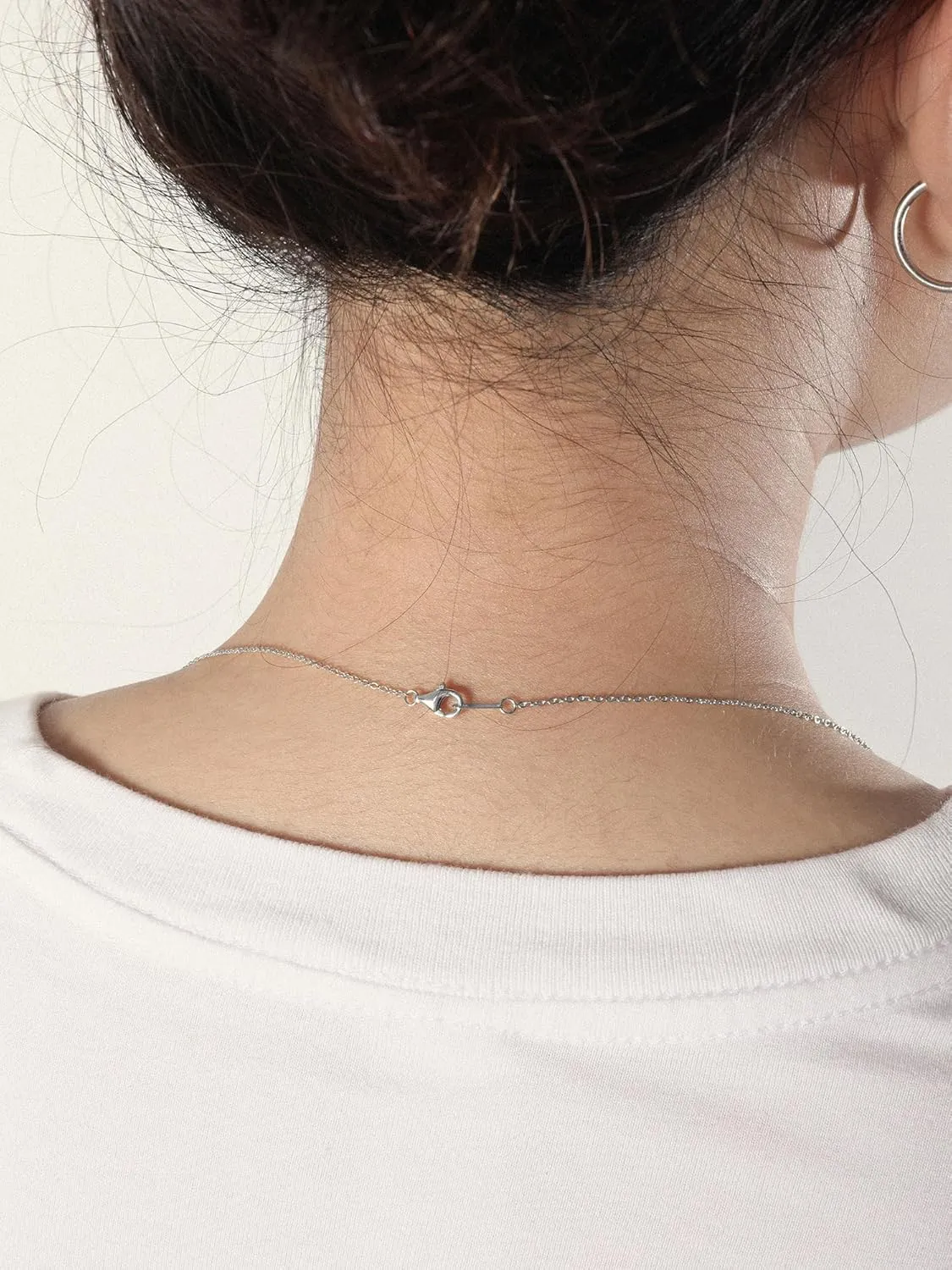 S.Leaf 925 Sterling Silver Necklace Extenders for Women - 2", 4", 6" Inches Hypoallergenic Silver Chain Set