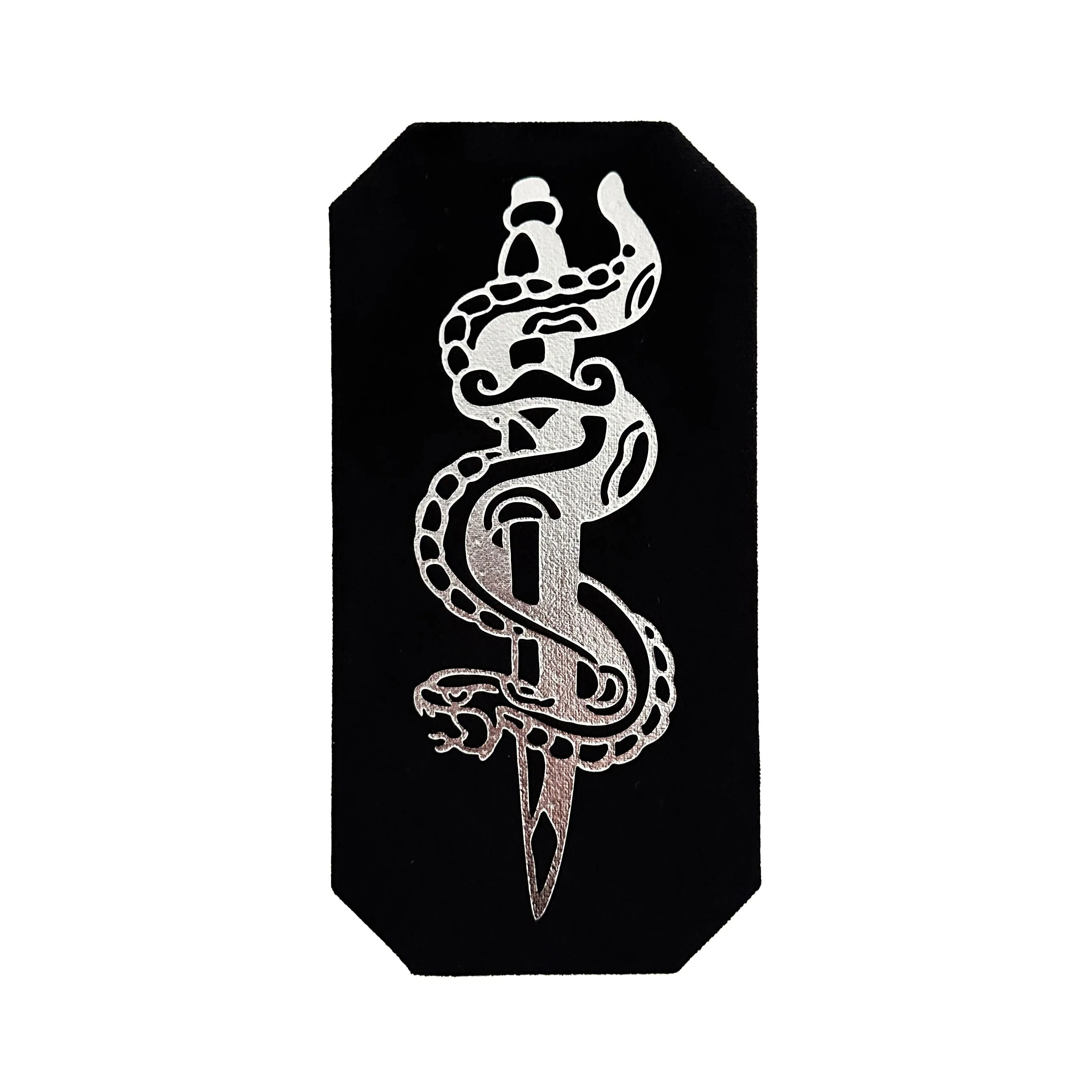 Snake and Dagger Black Ring Holder