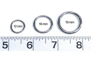 Stainless Steel O-Ring - 12mm x 2.0mm - 20 Pack