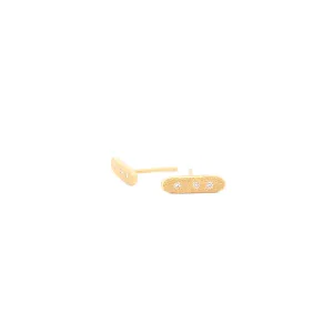 Stardust Diamond Bar Studs