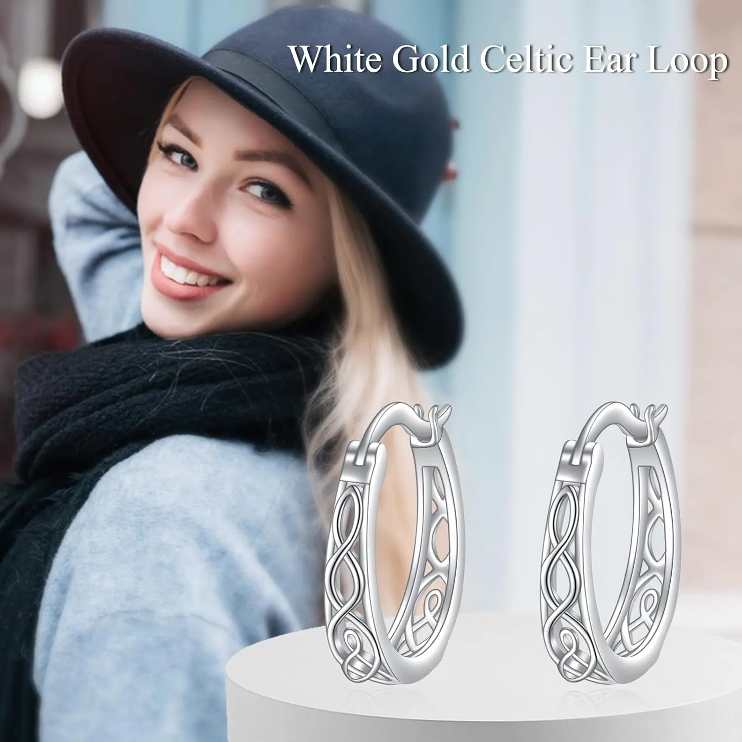 Sterling Silver Hoop Earrings Small Hoop Sun/Leaf/Triangle Huggie Earrings for Women Hypoallergenic
