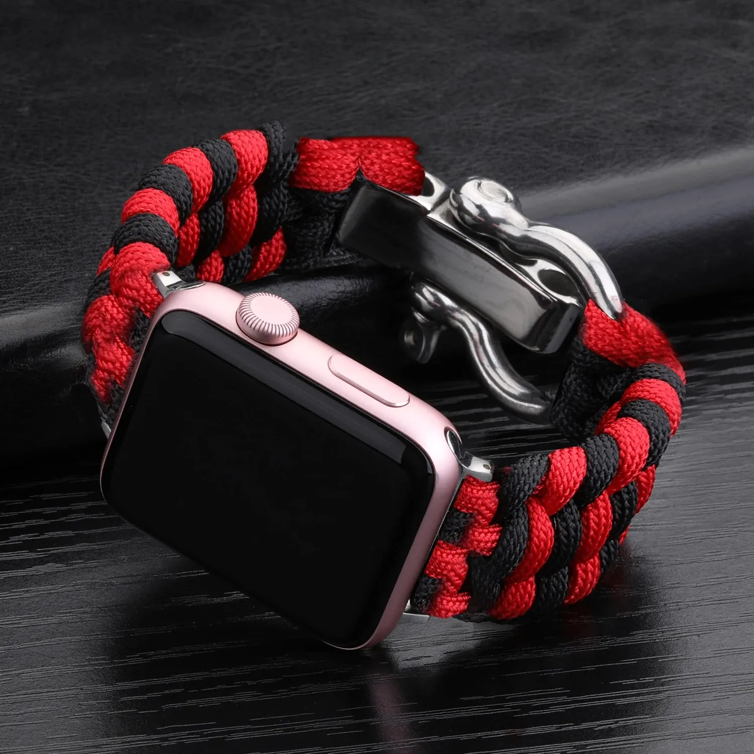 Survival Paracord Watch Band for Apple Watch Ultra Series and 9 8 7 6 5 4 SE Outdoors Sport band
LIMITED EDITION STYLES AVAILABLE!
