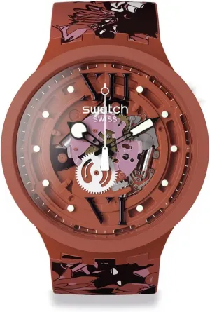 Swatch New Gent BIOSOURCED CAMOFLOWER Cotton Quartz Watch