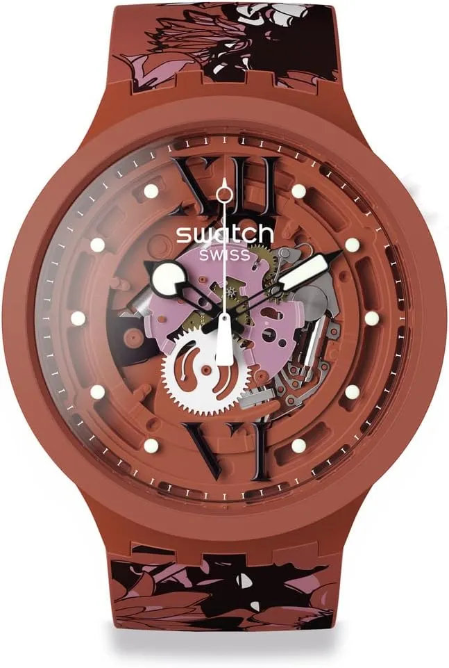 Swatch New Gent BIOSOURCED CAMOFLOWER Cotton Quartz Watch