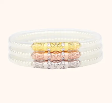 Three Queens All Weather Bangles (AWB) - CRYSTAL