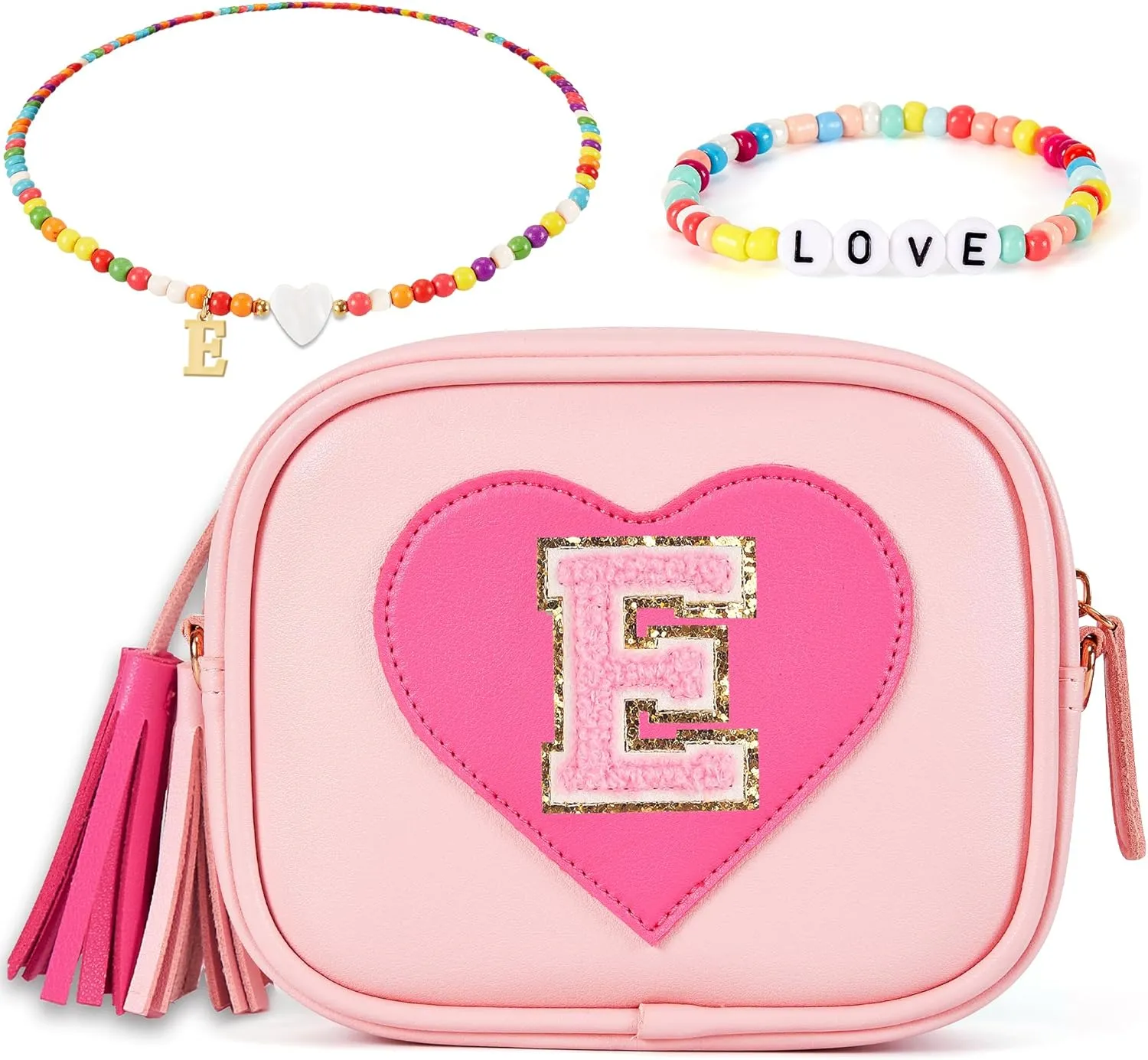 Toddler Purse Gift for Girls, Little Girls Purse Preppy Stuff Birthday Gift for 3 4 5 6 7 8 9 10 11 12 Year Old Girl
