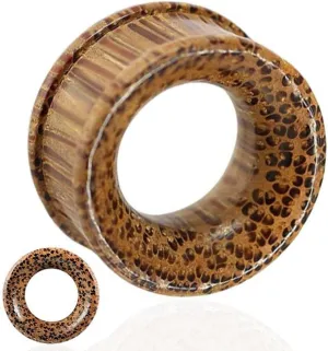 Unique Handmade Organic Natural Double Flare Flesh Tunnel Gauge Earring Ear Piercing available size 0g (8mm) to 1 3/16" (30mm)(1 Pair)