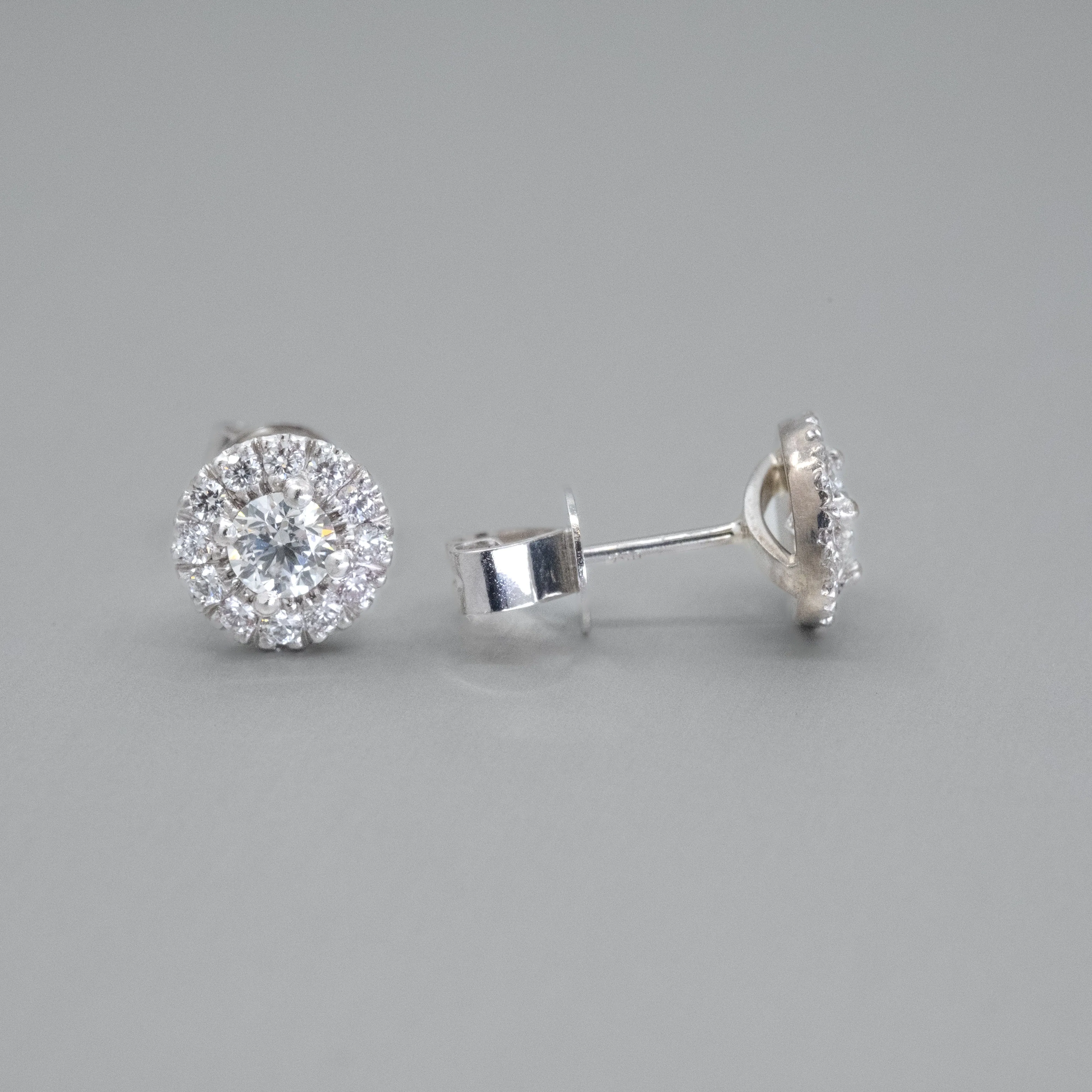 'Valentin' Diamond Earrings in 18ct white gold