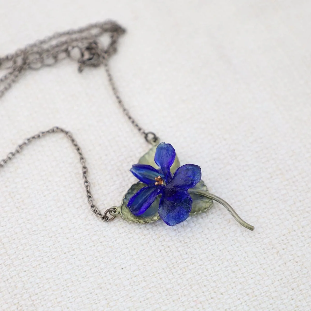 Wild Violet Dainty Pendant