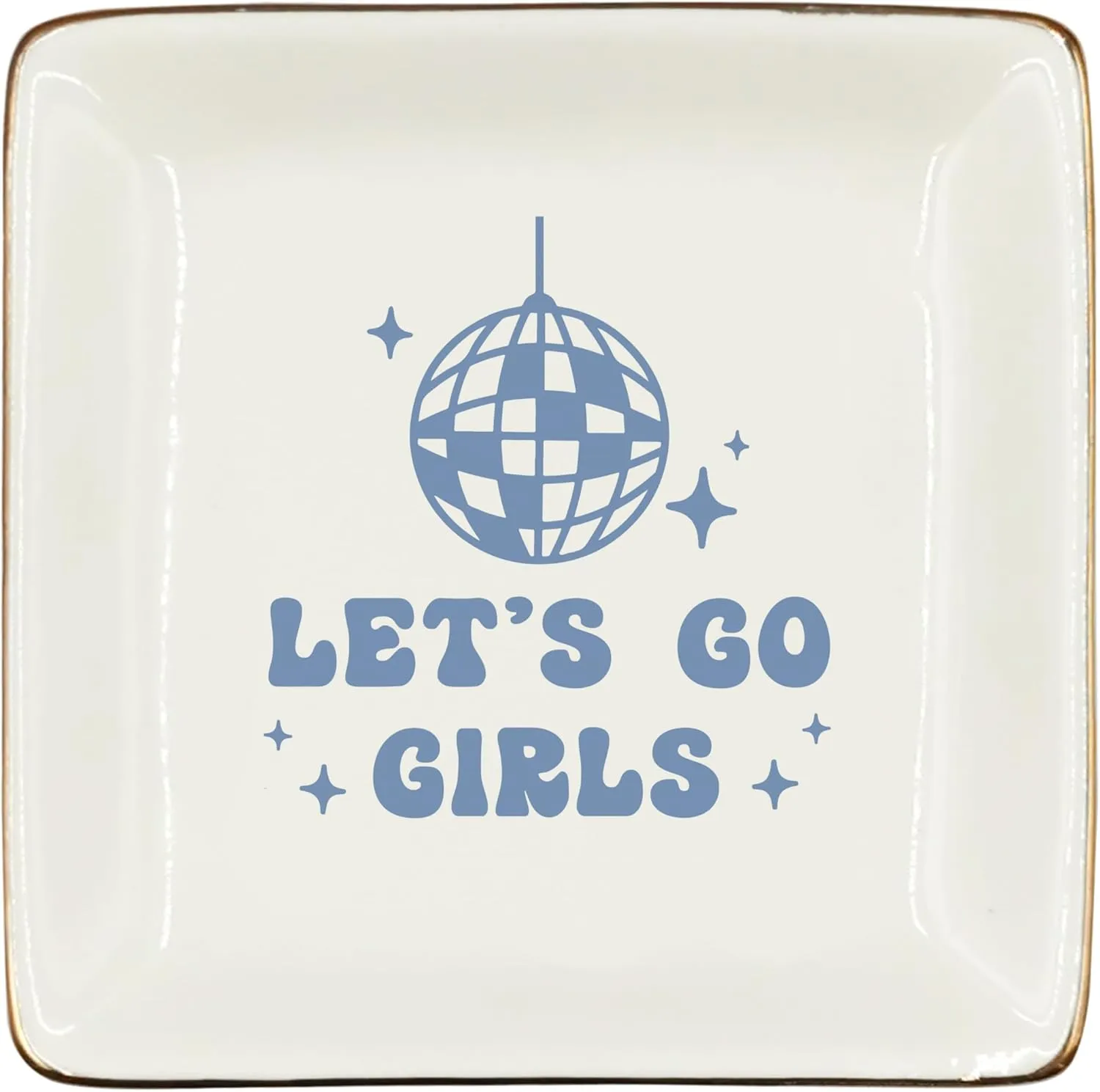 WODMIS Howdy Cowgirl Western Ceramic Tray Dish, Pink Western Jewelry Plate Dish, Preppy Howdy Sign Bull Skull Ceramic Ring Trinket, Cowgirl Birthday Gift For Women Girls