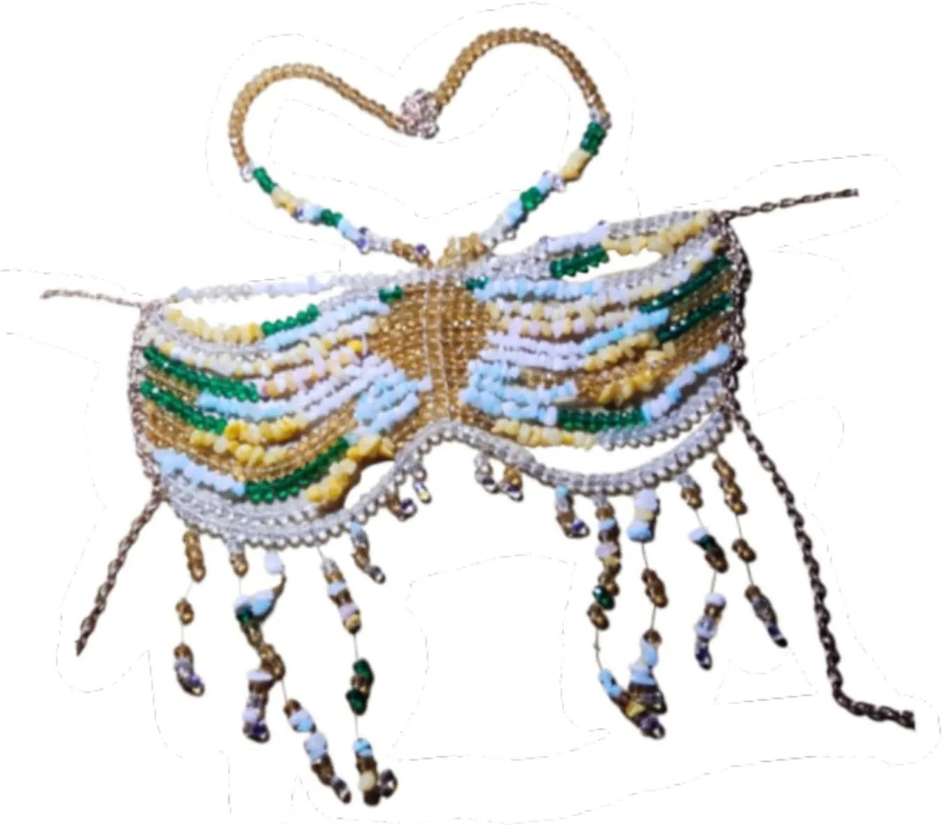 Women Body Chain Bra Body Jewelry for Fancy Dress Music Festivals Beach
