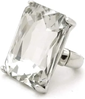 Women's Extra Big Crystal Colorful Stone Stretch Ring