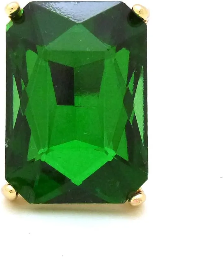 Women's Extra Big Crystal Colorful Stone Stretch Ring