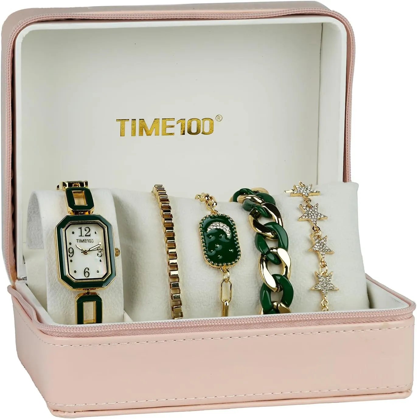Women's Rectangle Watch and Bracelet Set, Women's Bracelet Watch SetGifts for Women