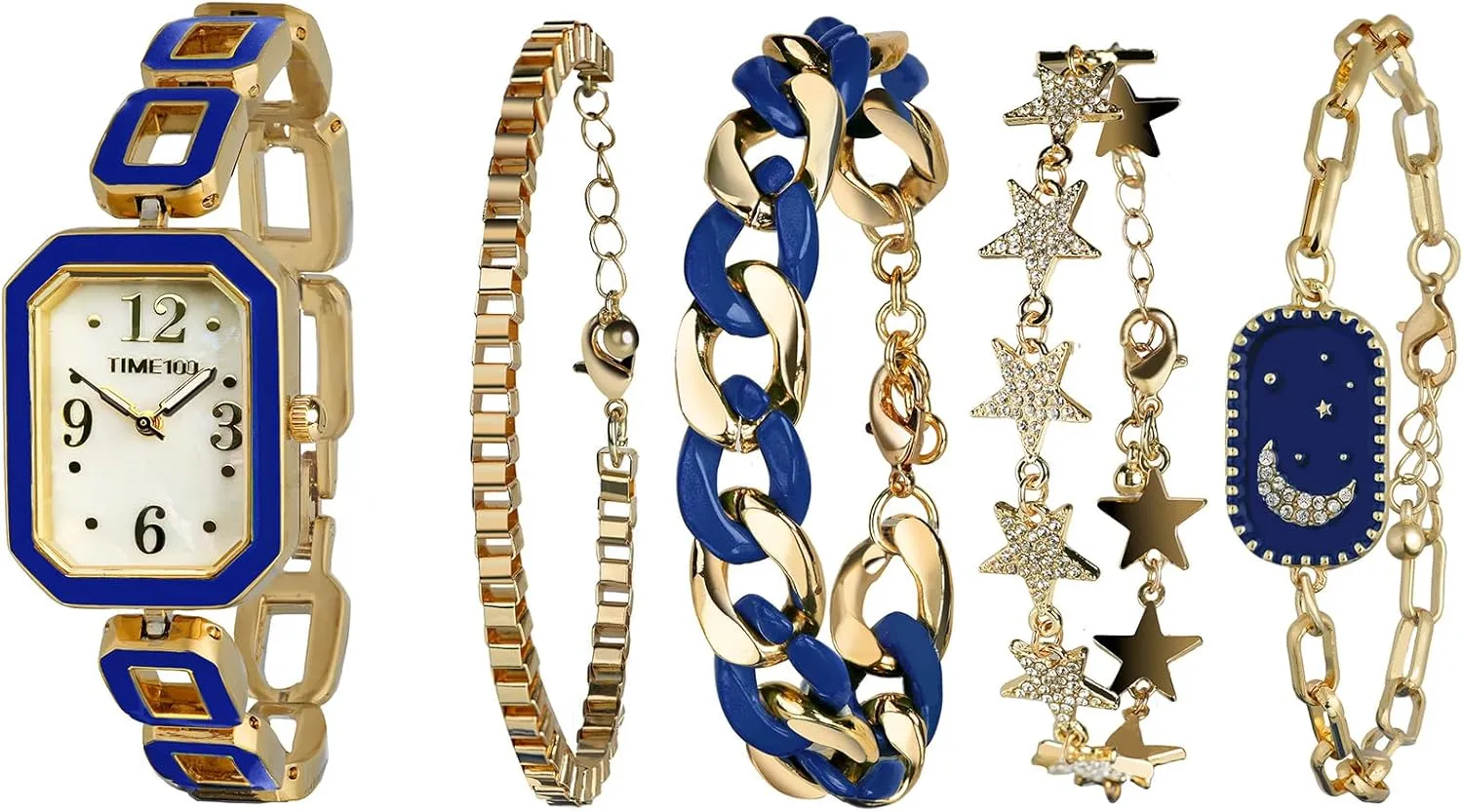 Women's Rectangle Watch and Bracelet Set, Women's Bracelet Watch SetGifts for Women