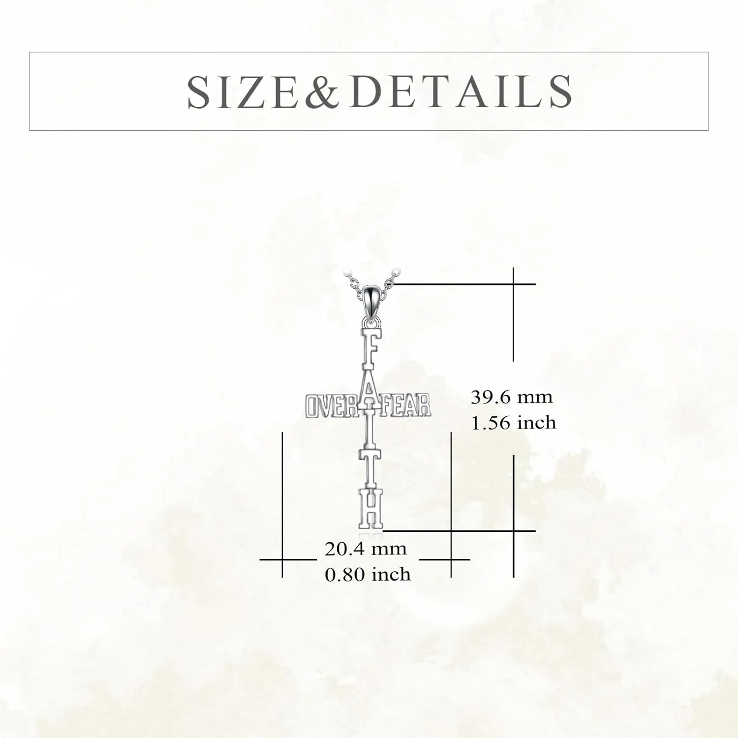 YFN Cross Necklace for Women Sterling Silver Religious Pendant Necklace Christian Jewelry for Women Catholic Gifts for Mom Wife