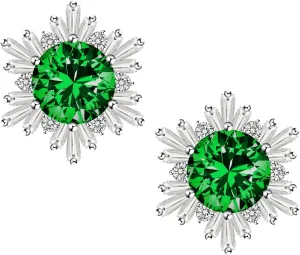 Zircon stud earrings for women - 925 Silver earrings safe for sensitive skin earrings